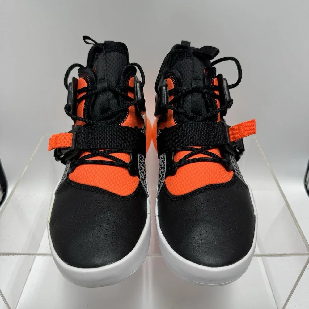 Nike Air Force 270 Safari Black Hyper Crimson Orange AH6772-004 Men's size 9